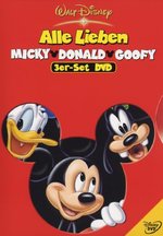 Film: Alle lieben Donald/Goofy/Micky 3er-Set [3 DVDs]