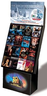 Film: Display - bestückt mit 48 DVDs