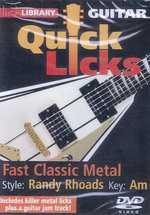 Film: Guitar Quick Licks - Fast Classic Metal/Randy R.