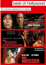 Film: Suspect/Der Mann im Hintergr./Das Messer [3DVDs]