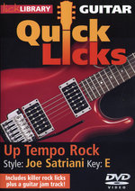Film: Guitar Quick Licks - Up Tempo Rock/Joe Satriani