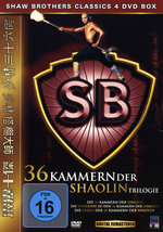 Film: Die 36 Kammern der Shaolin - Trilogy [4 DVDs]