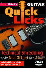 Film: Guitar Quick Licks - Technical Shredding/Gilbert
