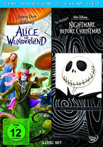 Film: Alice im Wunderland/Nightmare before... [3 DVDs]