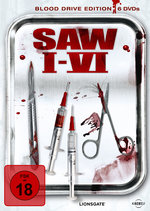 Film: Saw I-VI - Blood Drive Edition [6 DVDs]