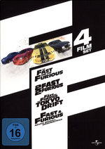 Film: The Fast and the Furious 1-4 [4 DVDs]