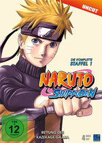 Film: Naruto Shippuden - Staffel 1 - Uncut [4 DVDs]