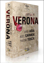 Film: Arena Di Verona - Aida/Carmen/Tosca [4 DVDs]