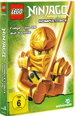 Film: LEGO Ninjago - DVD-Box [4 DVDs]