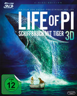 Film: Life of Pi - Schiffbruch mit Tiger (+ BR)