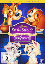 Film: Susi und Strolch 1+2 [2 DVDs]
