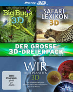 Film: Der große 3D-Dreierpack - Coll. 2 [3 BR3Ds]