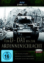 Film: Vom D-Day bis zur Ardennenschlacht [3 DVDs]