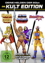 Film: He-Man + She-Ra + BraveStarr - 80er [24 DVDs]