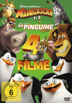 Film: Madagascar 1-3 + Die Pinguine aus Madagascar