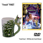 Film: Küss den Frosch DVD + 3D Froschtasse