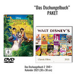Film: Das Dschungelbuch 2 (DVD) + Kalender 2021 (Walt