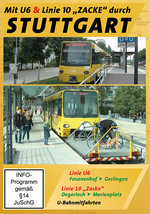Film: Stuttgart - Mit U6 & Linie 10 "Zacke" durch Stut