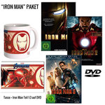 Film: Iron Man 1-3 + Tasse